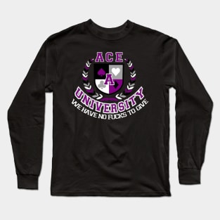 ace university we have no fucks to give(asexuality) Long Sleeve T-Shirt